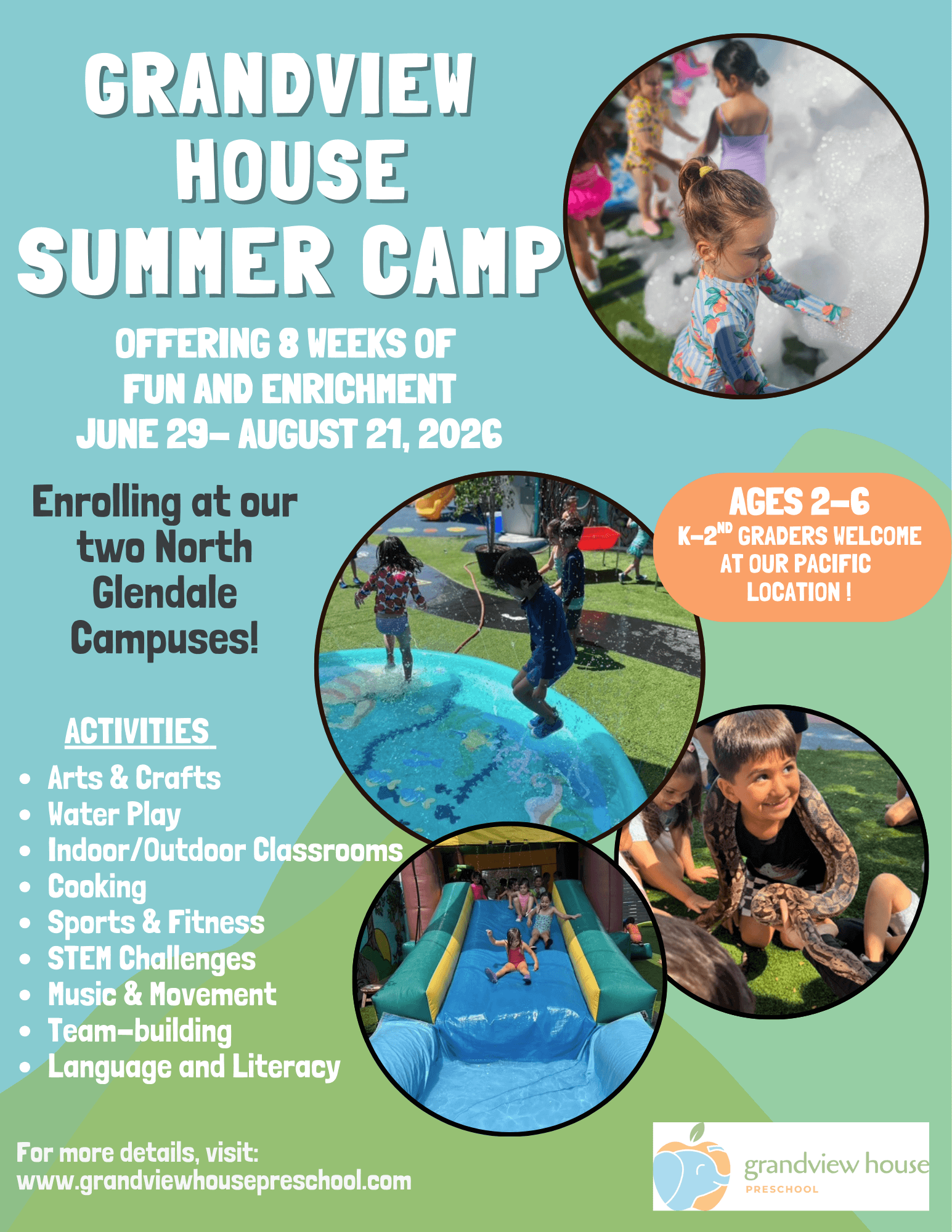 summer camp flyer